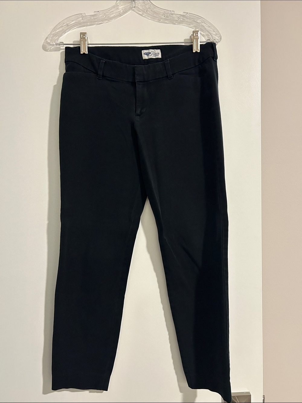 Black Straight Leg Trousers